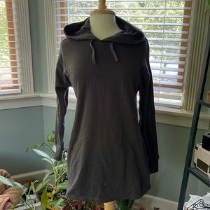 Alya Sweatshirt Tunic with Embroidered Hood